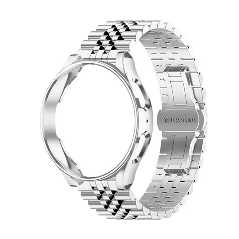 Strap+Case for Samsung Galaxy Watch 4 5 Pro 6 44mm 40mm 45mm Stainless Steel Bracelet Galaxy Watch 3