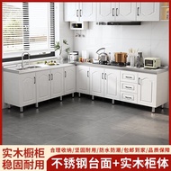 Stove Cabinet Stainless Steel Combination Cabinet Kitchen Cabinet Overall Kitchen Cabinet Kitchen Ki