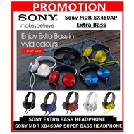 Sony MDR-XB450AP EXTRA BASS Stereo Headphone headset XB 450 XB450