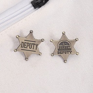 Fallout Radiation Brooch Game Series Symbol Alloy Brooch Retro Hexagram Badge Clothing Accessories