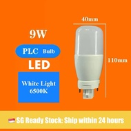 🇸🇬SG INSTOCK🇸🇬 G24d Base LED Light Lamp Bulbs PLC Bulb Energy Saving Daylight 6500k 9W Watt Downligh