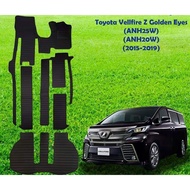 Toyota Vellfire Golden Eye 6D VIP Car Floor Mat (Carpet)(2015 - 2019