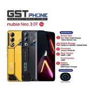 ZTE Nubia Neo 3 GT 5G (12GB+12GB Extended Ram+256GB Rom) (Original Malaysia Set) With Premium Gift