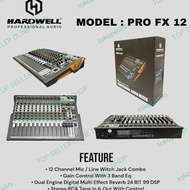 promo!! mixer audio hardwell pro fx12 pro original mixer 12 channel