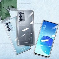 Clear TPU Phone Case OPPO Reno 10 8 8z 8t 7 7z 6 6z Pro Plus 4G 5G Shockproof Soft Cover