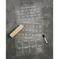 Write and Wipe Tracing Board - Acrylic Writing Set - Acrylic Board SET