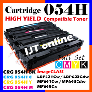 (SET) Compatible Laser Toner Canon CRG Cartridge 054 / 054H For ImageClass LBP-621Cw LBP621Cw LBP 62