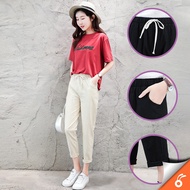 0086 MAGGIE Women Trousers female cotton loose casual pants