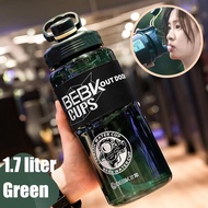 HOT Large Sports Water Bottle 1.3liter 1.5liter 3liter with intake straw and measurement Bike Outdoo