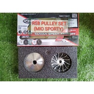 RS8 PULLEY SET (MIO 125, MIO SPORTY, NMAX/AEROX)