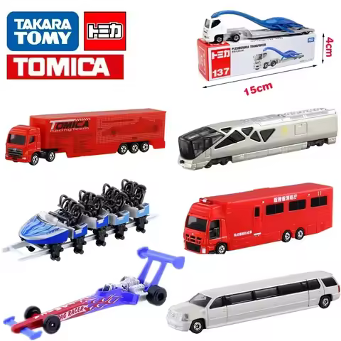 Takara Tomy Tomica Large Vehicle Series Diecast Miniature Crane Truck Bus and Business Car Mould Kid
