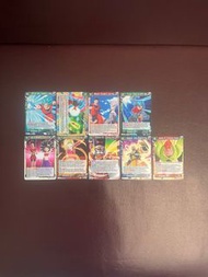 一套七龍珠英雄卡 咭 Super Dragonball 超 Card Game Heroes Dragon Ball Card Bandai 卡 咭