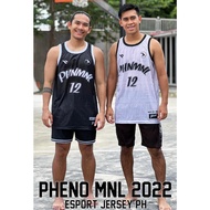 PHENO MNL 2022 Customized Name & Number Jersey Full Sublimated Basketball Jersey