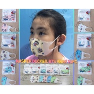 Masker Duckbill Anak BTS Masker Anak Masker Duckbill BTS Anak (isi 10