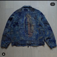 Kapital Boro Zip Up Blouson (Virgin Mary) Indigo