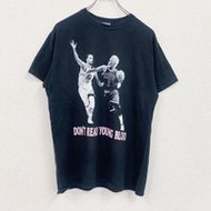 Used GILDAN Kyrie Irving short-sleeved print T-shirt, black, size M