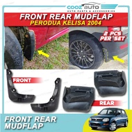 Perodua Kelisa 2004 Car Mudflap Mud Guard Soft Rubber Fender Splash Guard Front Rear Pelindung Lumpu
