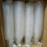 Starindo Plastic Cups 12oz 14oz 16oz 1 Roll contains 50 Cups (7 Grams/Cup) Thick Material