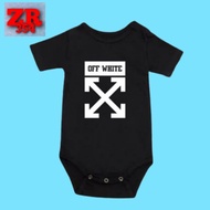 BABY JUMPER OFF WHITE LOGO BABY DISTRO CLOTHING T-SHIRTS AGE 0 - 12 MONTHS TO 1 YEAR BABY KIDS NEWBO
