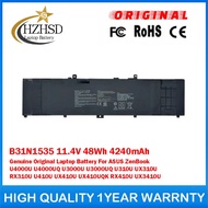 B31N1535 11.4V 48Wh 4240mAh Genuine Original Laptop Battery For ASUS ZenBook U4000U U4000UQ U3000U U