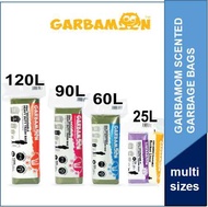 BMS Garbamon Heavy duty degradable lemongrass scented trash bags 25L/60L/ 90L/120L