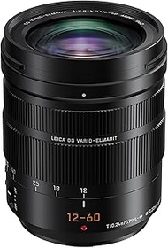 Panasonic H-ES12060E Leica DG Vario-Elmarit Camera Lens, 12-60mm Focal Length, f/2.8-4, 62mm Filter, Black