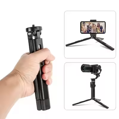 Desktop Portable Mini Tripod for DJI OSMO Mobile 2 Phone Stabilizer FeiYu Vemble Vlog Pocket Zhiyun 