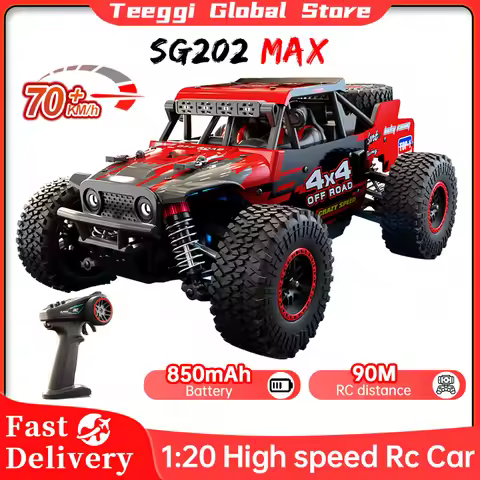 ZLL SG202 MAX/PRO 1:20 High Speed Drift Racing 70KM/H Or 50KM/H Brushless Motor 4WD RC Car Off Road