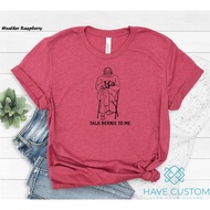Baju T-Shirt Lucu "Talk Bernie To Me Sanders Mittens"