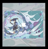 DGJLI Wanderer อะนิเมะ Genshin Impact เคสสำหรับ Macbook M2อากาศ M1 Pro 13 14 16 Mac A2681เรตินาเปลือ