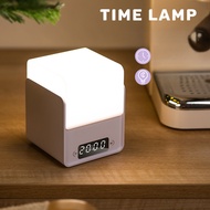 Time Cube Night Light LED Tricolor Light Charging Cube DIY Electronic Clock Light