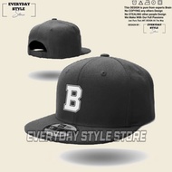 Letter B Snapback Hat / Initial Letter B Hat