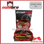 (100% ORIGINAL ) DYNO PRO D3 ENKEI SPORT RIM YAMAHA Y16ZR / Y15ZR RED MERAH SPORT RIM CNC 3 BATANG A