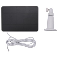 Solar Panel Power Supply for Wireless Outdoor Waterproof Security Camera Non-Stop Charging