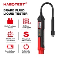 HABOTEST HT663L Brake Fluid Liquid Tester LCD Automobile Brake Fluid Content Detector with Alarm Dig
