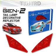 Proton Gen 2 GEN2 Persona (2004-2012) Tail Lamp Light Rear Reflector Cover Decorative Car Accessorie