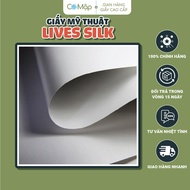 Lives Silk art paper, Pack of 10 sheets, Quantity 300gsm and 350gsm, Paper size A5, A4, A3