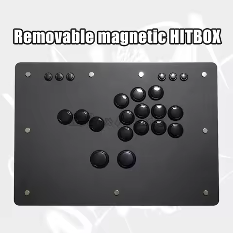 FunFortress Hitbox Leverless Crossup Arcade MAG-TEK8 Tekken 8 Fighting Game Hitbox Controller Sanwa