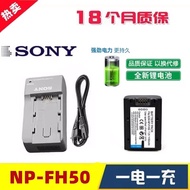 NP-FH50 Battery+Charger Suitable for SONY SONY DSC-HX1 HX100 HX100V HX200 Digital Camera