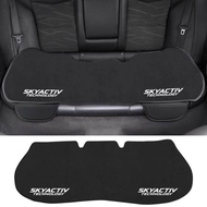 เบาะรองนั่งในรถยนต์กำมะหยี่ผ้าไหมน้ำแข็งกันลื่นสำหรับ Mazda Skyactiv 2 3 5 6 8 CX3 CX5 CX4 CX7 CX8 C
