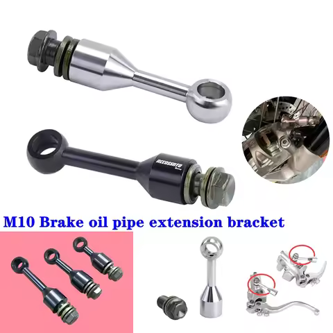 Universal Motorcycle Hydraulic Brake Oil Hose Extension Bracket M10 Brake Hose Connector For Brembo 