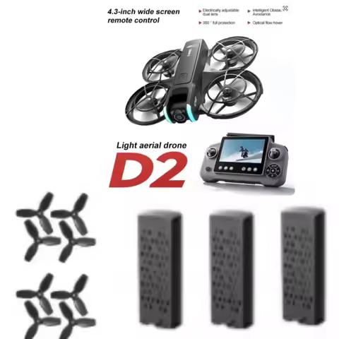 D2 Drone Blades 3.7V 1200MAH Battery For D2 Screen Drone D2 Screen Drone Battery Blades D2 Dron Batt