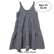 Apron dress, flared tiered shape