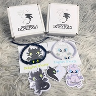 Gelang Couple Night Fury & Light Fury Special Edition Free Box