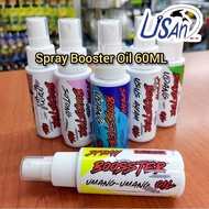 SPRAY BOOSTER OIL 60ML/ PERISA UMPAN IKAN AIR MASIN & AIR TAWAR
