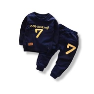 - FREE SHIPPING SEVEN KIDS MOTIF BOYS' SWEATER SET FOR AGES 1-6 YEARS / CUTE SEVEN KIDS MOTIF BOYS' 