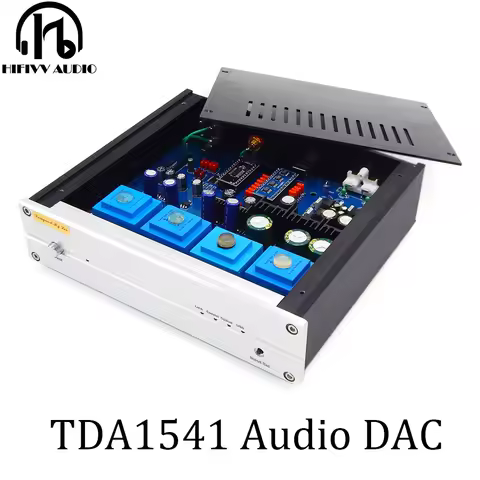 TDA1541 I2S IIS DOP Coaxial Fiber SPDIF Digital Audio DAC Decoder Board For HiFi home amplifier syst