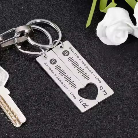 Customized Private Personalized Music Sharing, QR Code Scanning, Stainless Steel Long bar Puzzle Cou