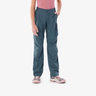 Decathlon Mountain Hiking Kids Convertible Hiking Trousers MH500 (2in1 Pants Quick Drying) - Quechua