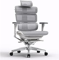 Ergonomic Office Chair Luxury Boss Chair Breathable Mesh Executive Chairs with 3D Armrests and Lumbar Support, Sedentary Comfort Computer Desk Chair for Work Home */1616 (Color : Grey, Size : No)